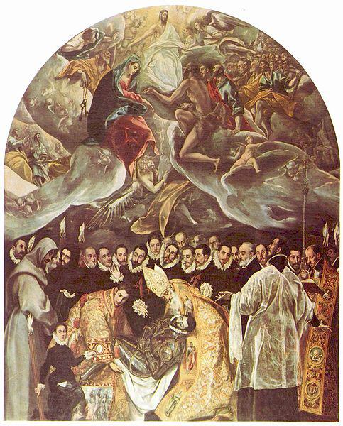 El Greco Begrabnis des Grafen von Orgaz Germany oil painting art